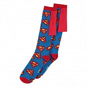 DC Comics Knee High Socks Superman Logos 39-42