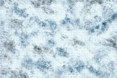 D&D Icons of the Realms: Battle Mat Tundra