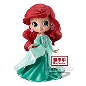 Disney Q Posket Mini Figure Ariel Princess Dress Glitter Line 14 cm