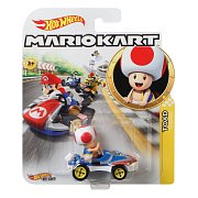 Mario Kart Hot Wheels Diecast Vehicle 1/64 Toad (Sneeker) 8 cm