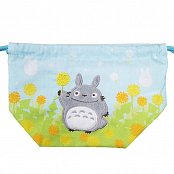 My Neighbor Totoro Laundry Storage Bag Totoro with Flowers 17 x 26 x 12 cm