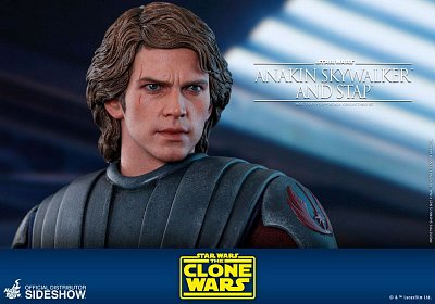 Star Wars The Clone Wars Action Figure 1/6 Anakin Skywalker & STAP 31 cm