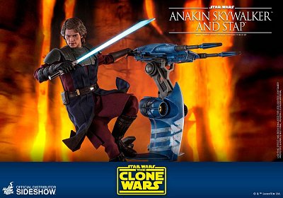 Star Wars The Clone Wars Action Figure 1/6 Anakin Skywalker & STAP 31 cm
