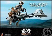 Star Wars The Mandalorian Action Figure 1/6 Scout Trooper & Speeder Bike 30 cm - Damaged packaging