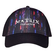 The Matrix Curved Bill Cap Blue and Red Coding