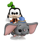 Walt Disney World 50th Anniversary POP! Rides Super Deluxe Vinyl Figure Dumbo w/Goofy 15 cm