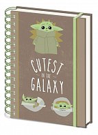 Star Wars The Mandalorian Wiro Notebook A5 Cutest In The Galaxy Case (10)